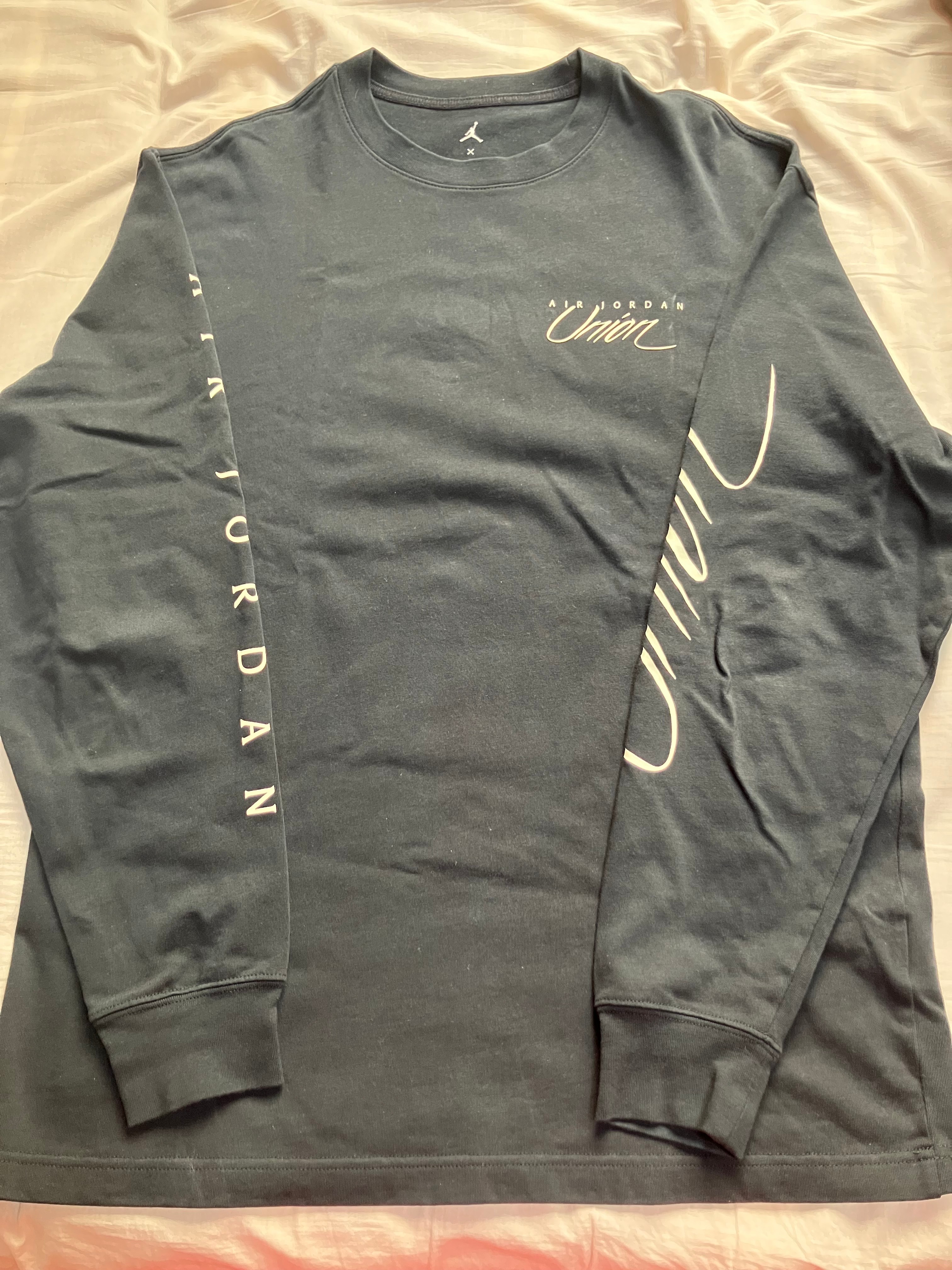 ジョーダン x ユニオン ロングスリーブ Tシャツ "ブラック" DV7341-010 / DV7342-010