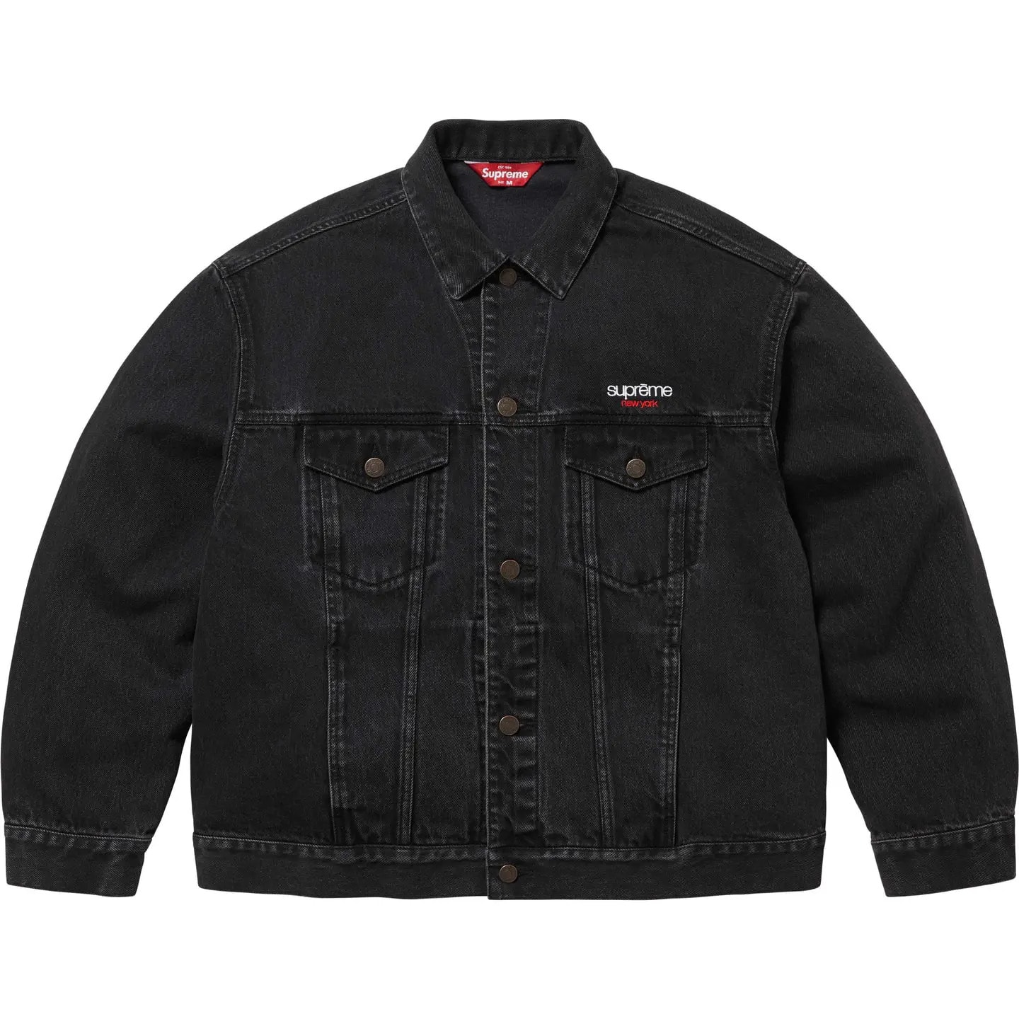 Supreme Denim Trucker Jacket "Black" (25SS)