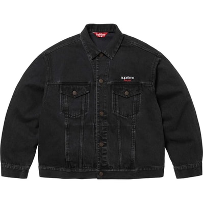 Supreme Denim Trucker Jacket "Black" (25SS)