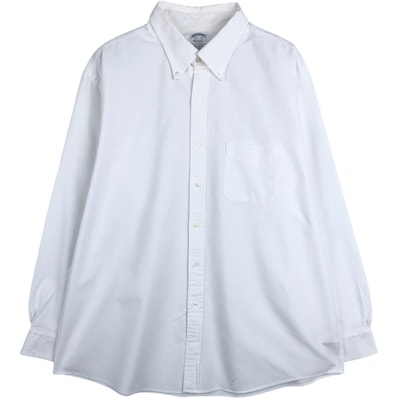 古着 ブルックスブラザーズ Brooks Brothers Est.1818 REGULAR FIT 長袖 ボタンダウンシャツ USA製 メンズXL相当/eaa665516