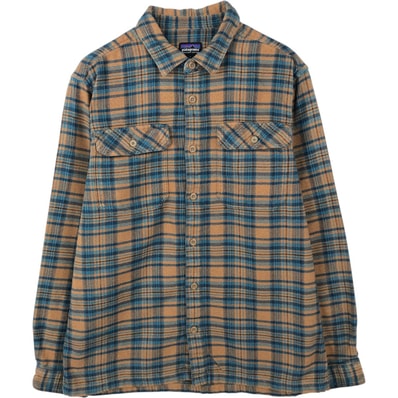 古着 パタゴニア Patagonia 長袖 フランネルチェックシャツ メンズM相当 レギュラーカラー/eaa650544
