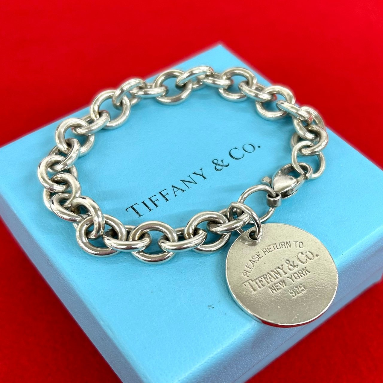 TIFFANY&Co. ティファニー リターントゥ ラウンドタグ ブレスレット シルバー925 ブレスレット シルバー
 33061