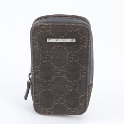 ■美品 グッチ GGキャンバスポーチ 92767 シガレットケース