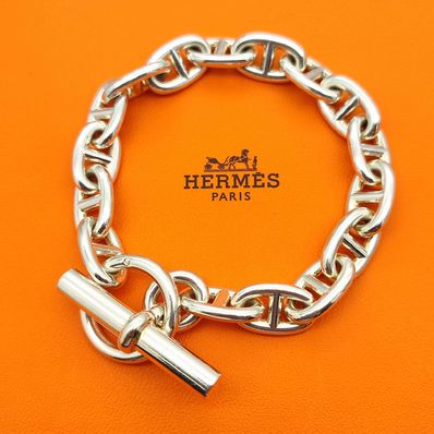 Hermes Chaine D'ancre MM Bracelet "Silver"