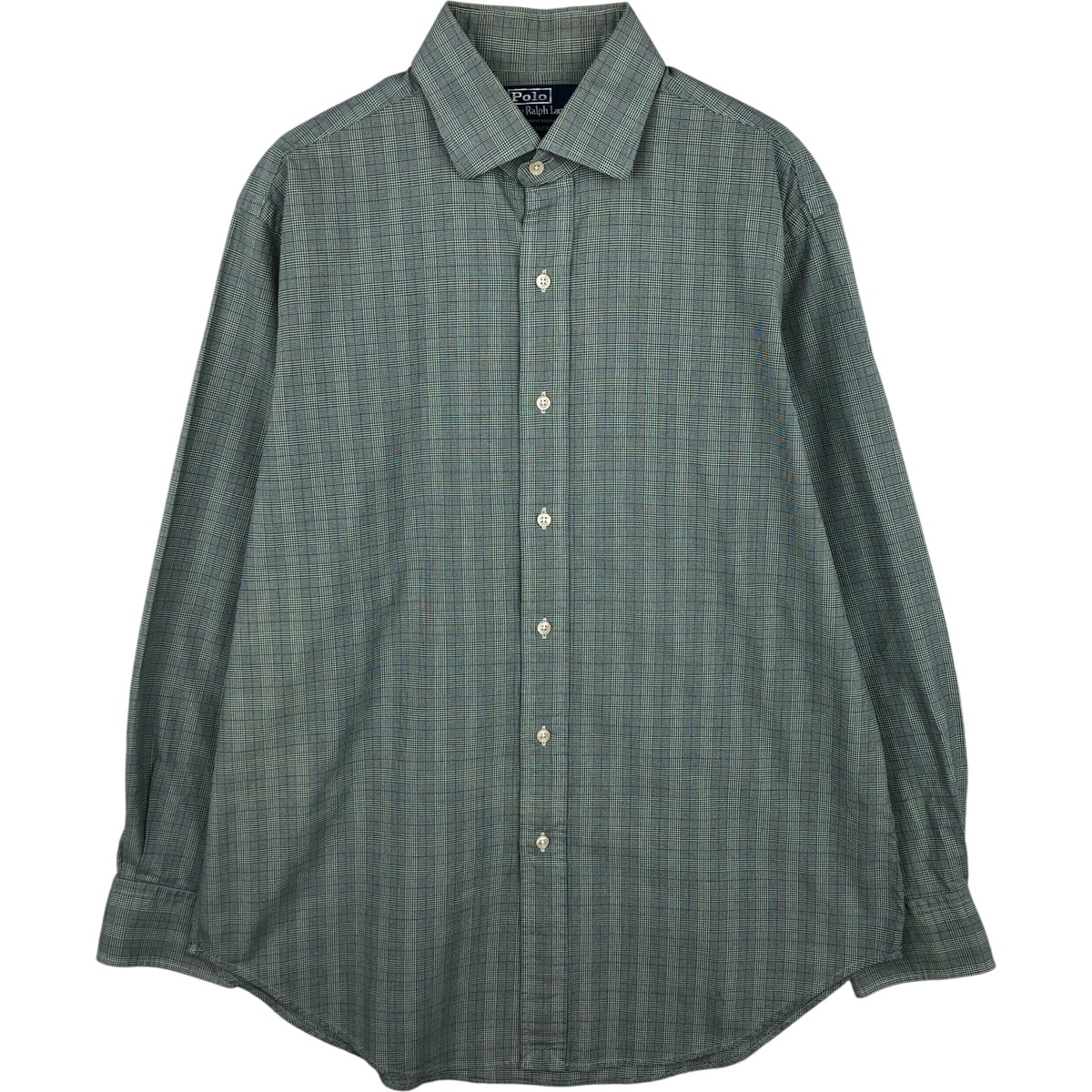 古着 ラルフローレン Ralph Lauren POLO by RALPH LAUREN REGENT CLASSIC FIT 長袖 コットンシャツ メンズL相当 レギュラーカラー/eaa614966