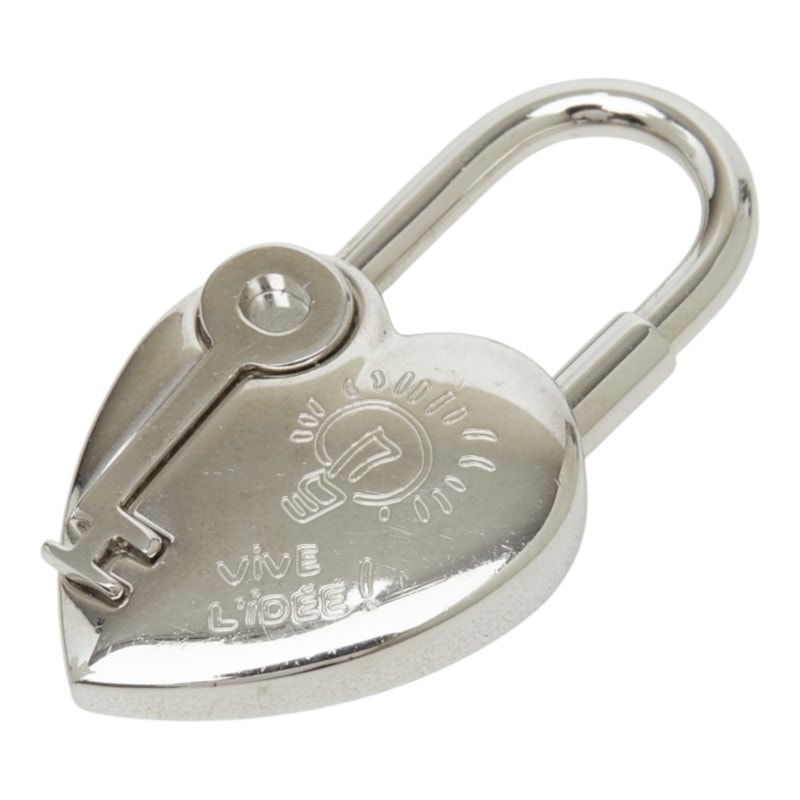 エルメス ハート ファンタジー 2004 カデナ チャーム ペンダントトップ シルバー メタル レディース HERMES 中古
