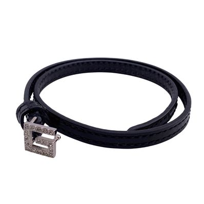 グッチ GUCCI チョーカー 2WAY ブレスレット スクエアG ブラック