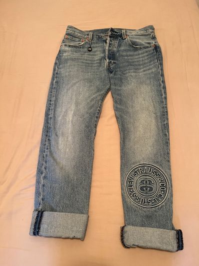 Stussy × LEVI'S Embossed 501 "Denim" A52180000