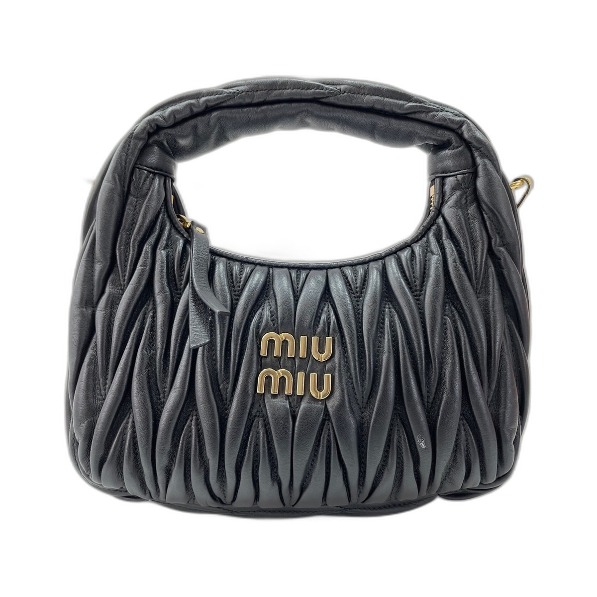 ミュウ ミュウ Miu Miu ワンダーホーボーバッグ ショルダーバッグ【中古】