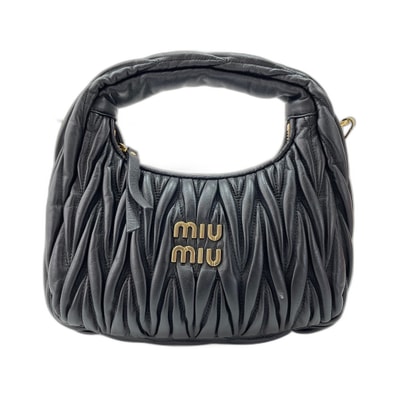 ミュウ ミュウ Miu Miu ワンダーホーボーバッグ ショルダーバッグ【中古】