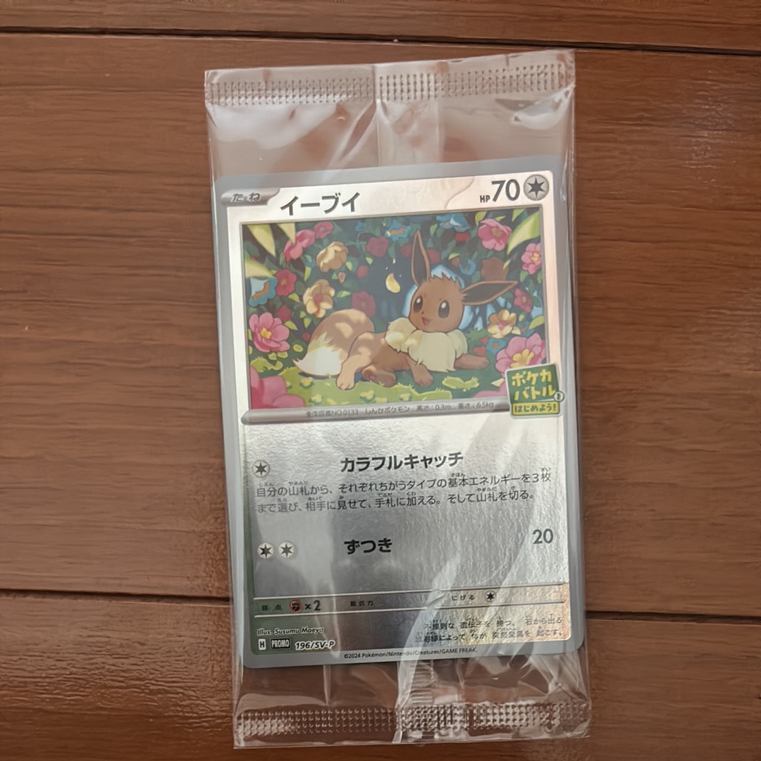 イーブイ P [SV-P-SM 196](プロモカードパック「ポケカバトルをはじめよう!キャンペーン」)