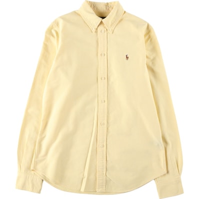 古着 ラルフローレン Ralph Lauren POLO RALPH LAUREN CUSTOM FIT 長袖 ボタンダウンシャツ レディースM相当/eaa620528