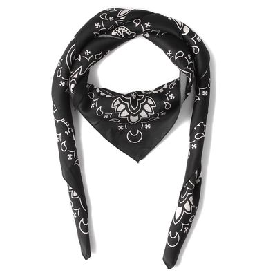 未使用 特大スカーフ CHROME HEARTS ペイズリー シルク ストール