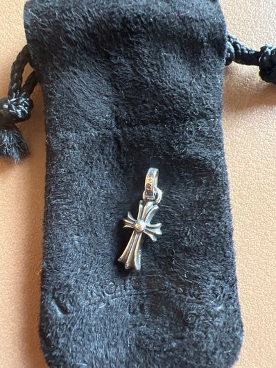 Chrome Hearts CH Cross Baby Fat Charm "Silver"