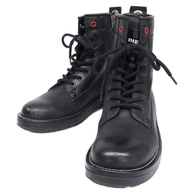 ディーゼル Y02074 PR030 D-THROUPER DBB W サイドジップ レースアップブーツ 24