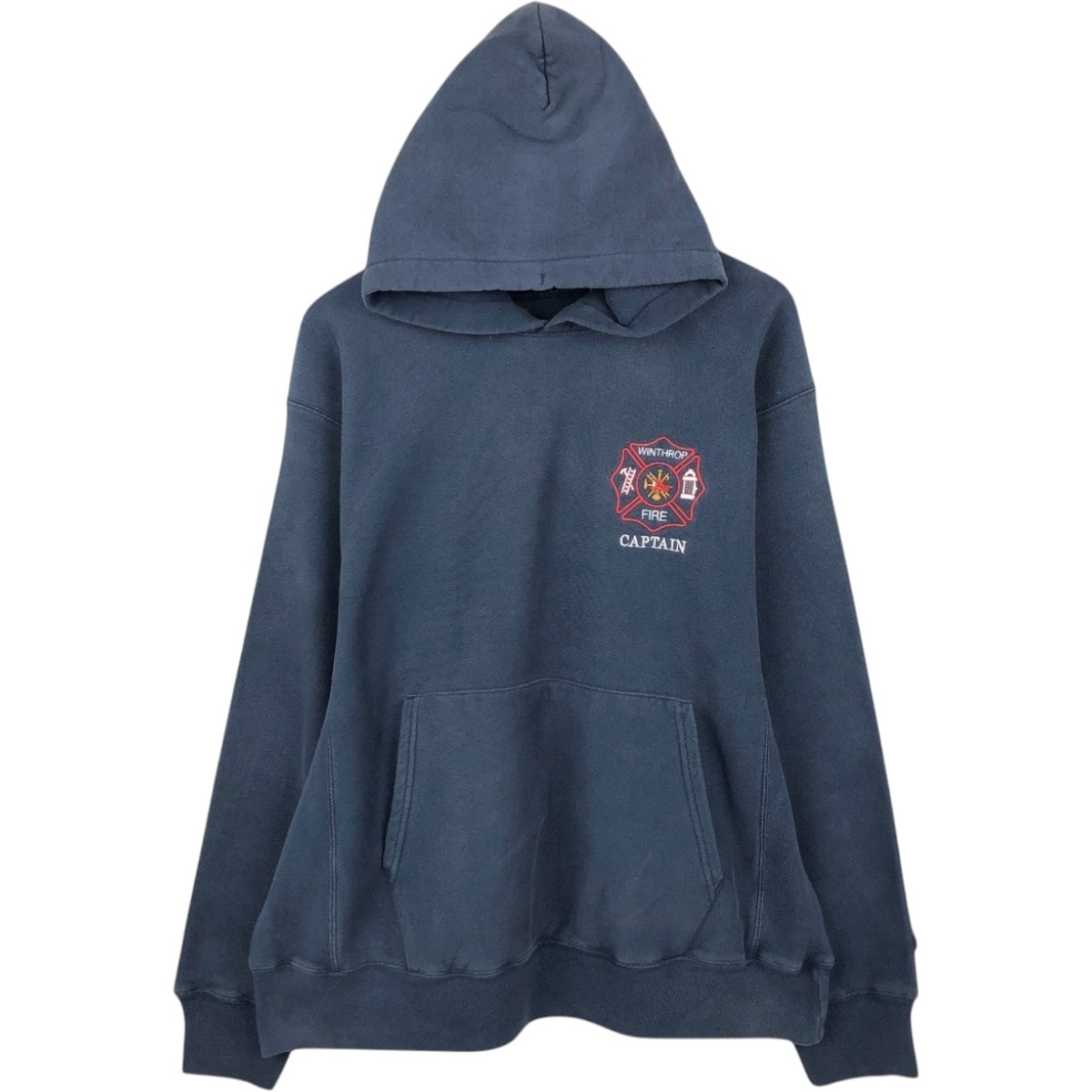 古着 00年代 チャンピオン Champion PREMIUM REVERSE WEAVE プレミアムリバースウィーブ アドバタイジング スウェットプルオーバーパーカー メンズL相当/eaa675818