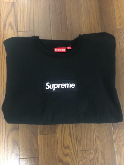 Supreme Box Logo Crewneck Sweatshirt "Black" (18FW)