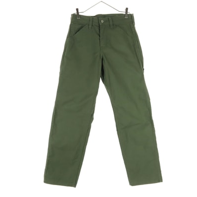 Levi's リーバイス コットン ワイド ソフト デニムパンツ w28 カーキ系 565