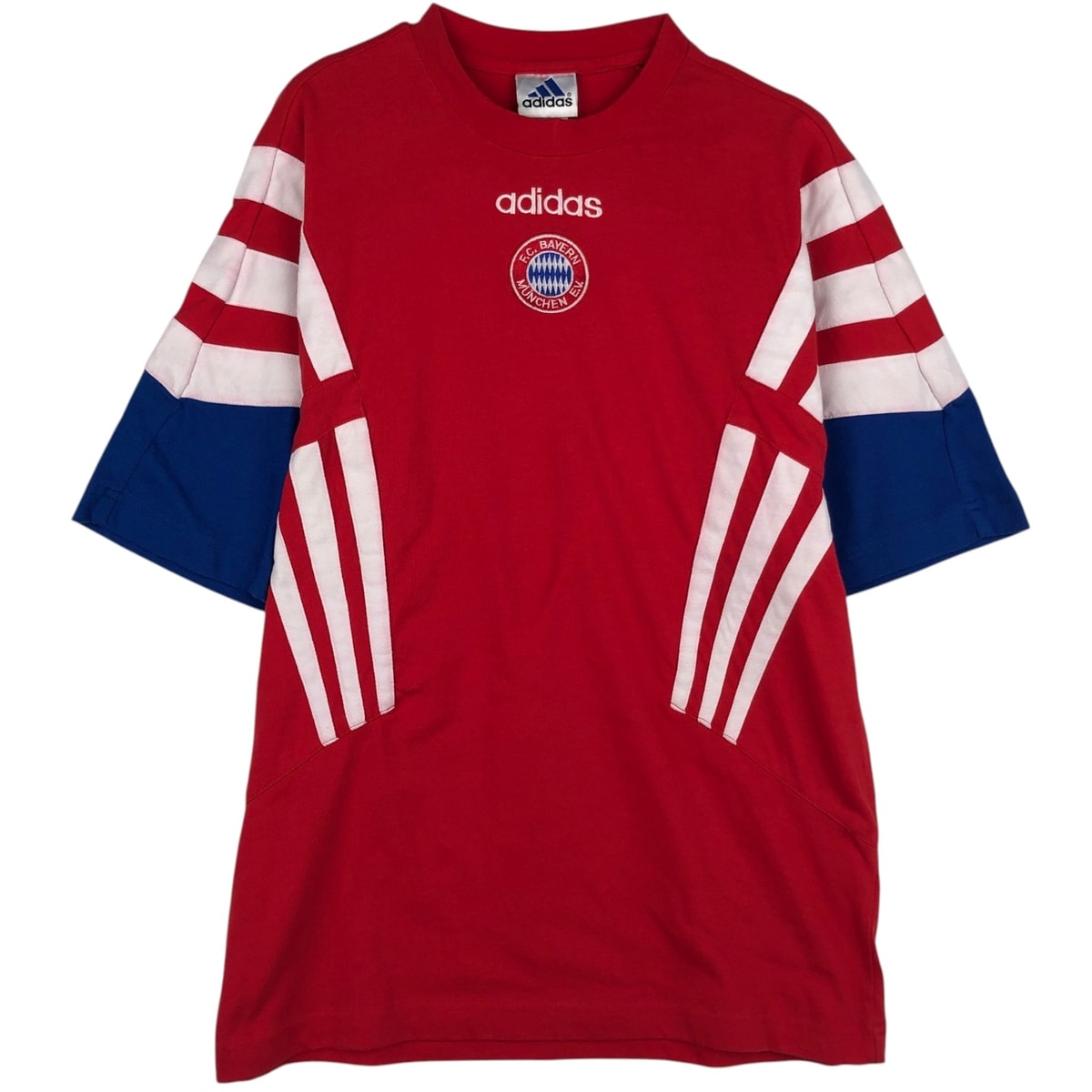古着 90~00年代 アディダス adidas BUNDESLIGA ブンデスリーガ BAYERN MUNICH バイエルン ミュンヘン スポーツTシャツ メンズM相当 ヴィンテージ/eaa640815