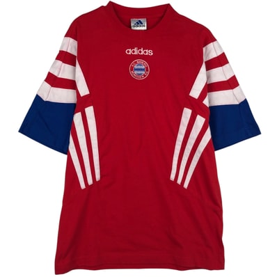古着 90~00年代 アディダス adidas BUNDESLIGA ブンデスリーガ BAYERN MUNICH バイエルン ミュンヘン スポーツTシャツ メンズM相当 ヴィンテージ/eaa640815