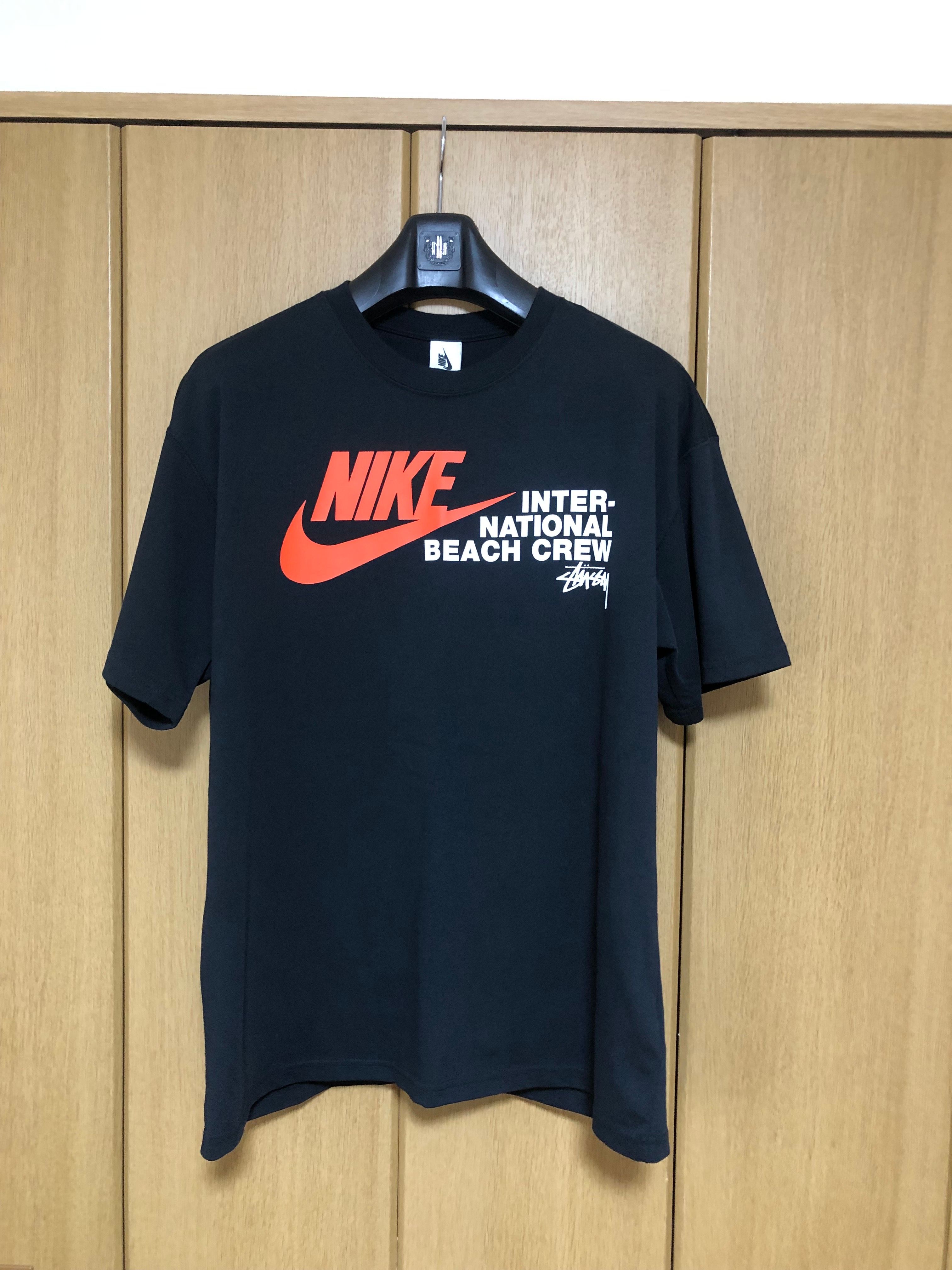 Nike x Stussy International Beach Crew T-Shirt "Black"
