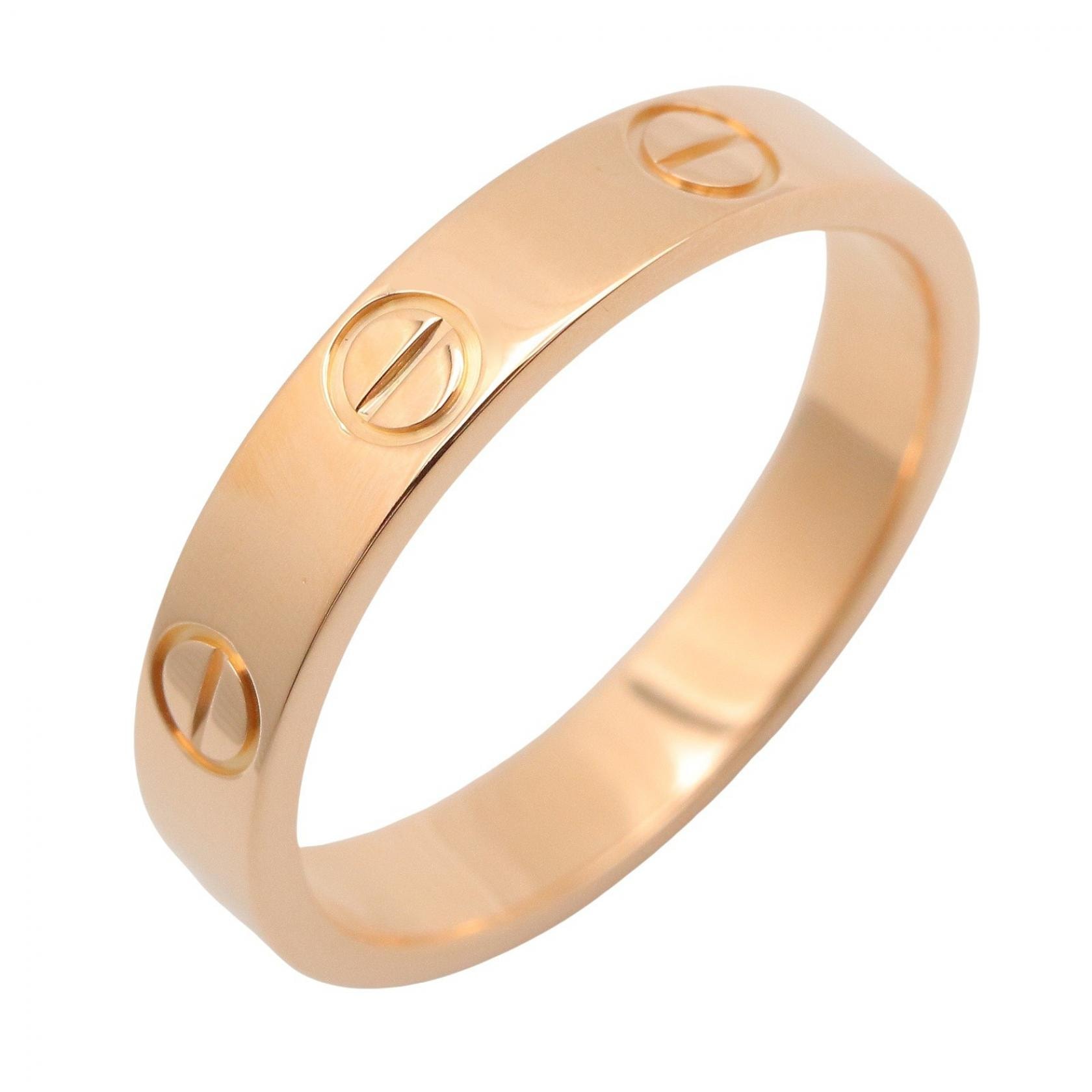 カルティエ CARTIER ミニラブリング リング・指輪 ジュエリー K18PG(ピンクゴールド) メンズ レディース ゴールド系 【中古】