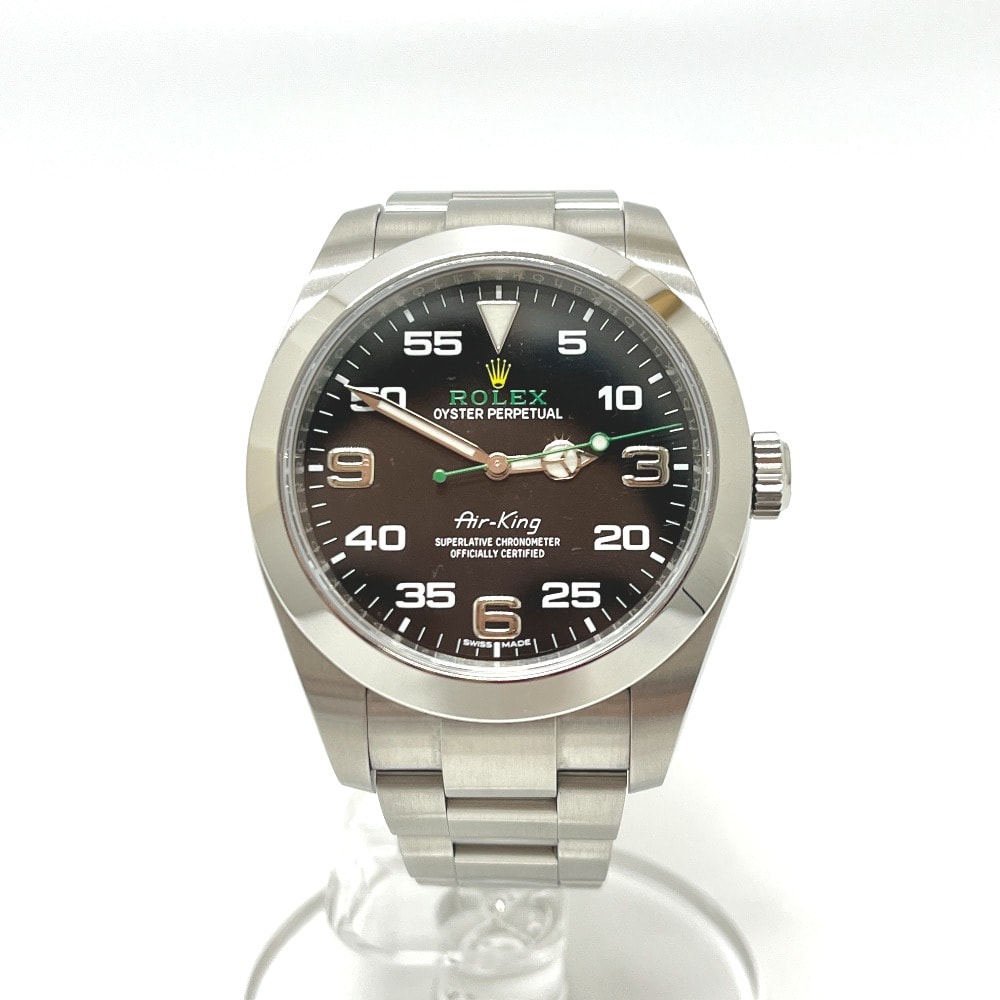ロレックス ROLEX エアキング オイスターパーペチュアル 116900 自動巻き 腕時計 SS シルバー