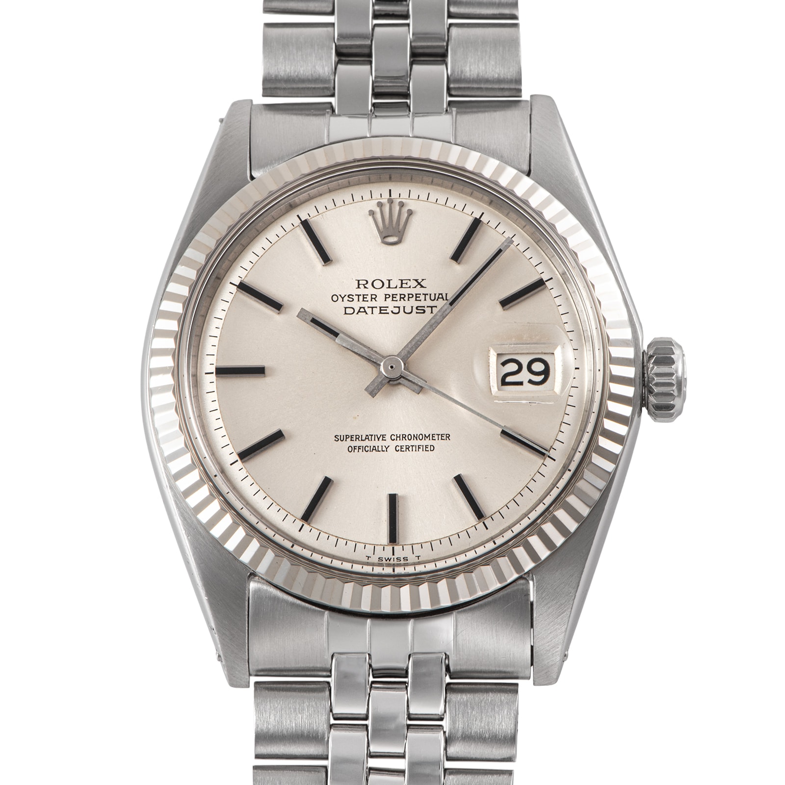 ROLEX ロレックス デイトジャスト 1601 1969年製 SS/WG【中古】