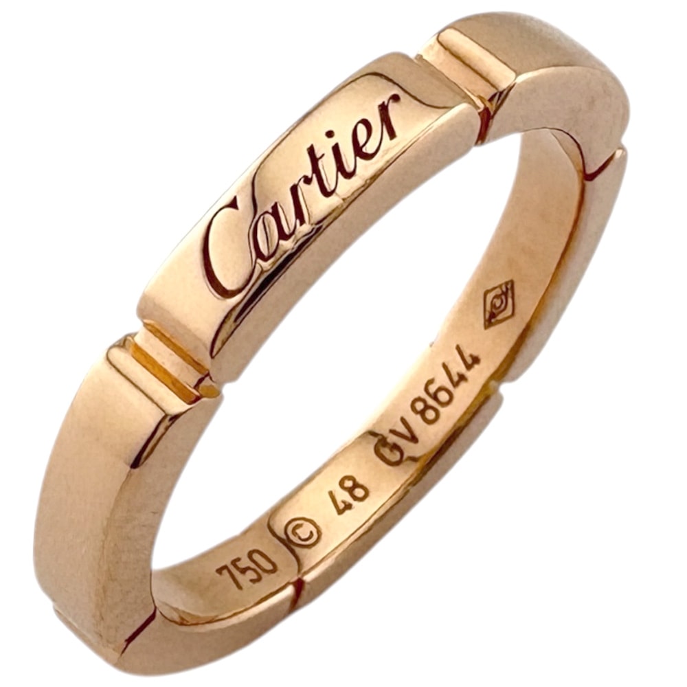 カルティエ マイヨンパンテール リング 指輪 8号 18金 K18ピンクゴールド レディース CARTIER 中古