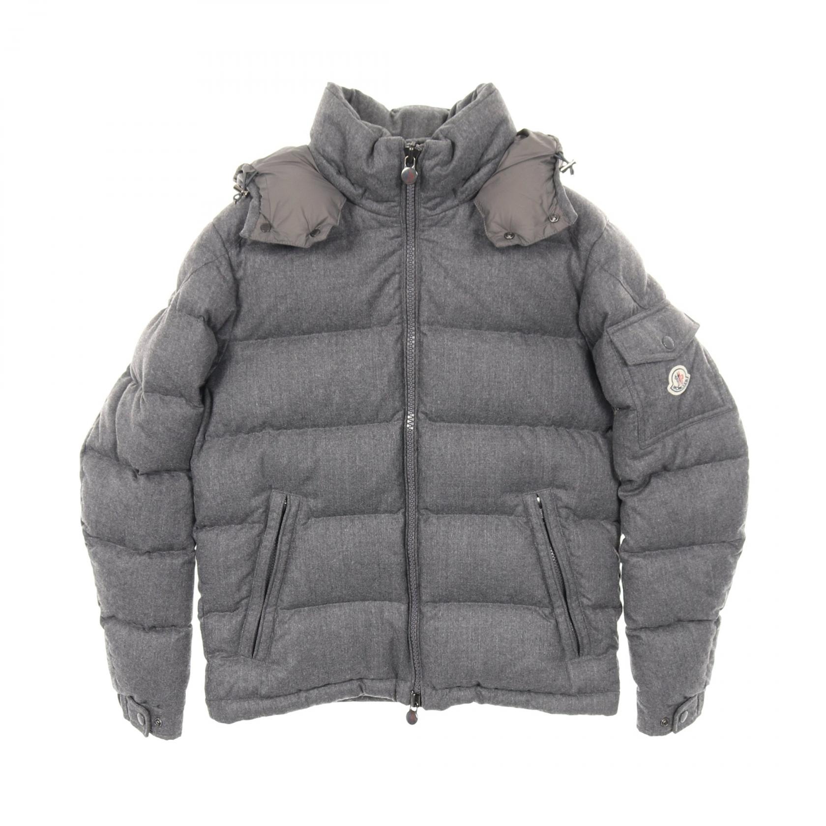 モンクレール MONCLER MONTGENEVRE モンジュネーヴル ダウンジャケット 衣料品 アウター ウール メンズ グレー系 E20914033805 【中古】