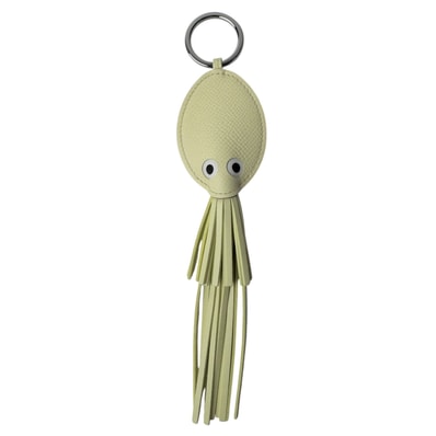 新品 エルメス HERMES プルプ タコ オクトパス チャーム キーリング K刻印 レディース