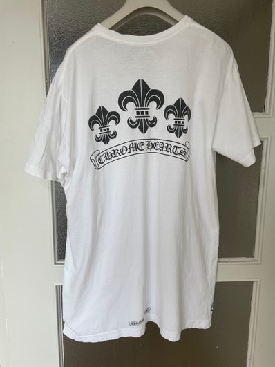 Chrome Hearts Triple Fleur Logo Pocket S/S T-Shirt "White"