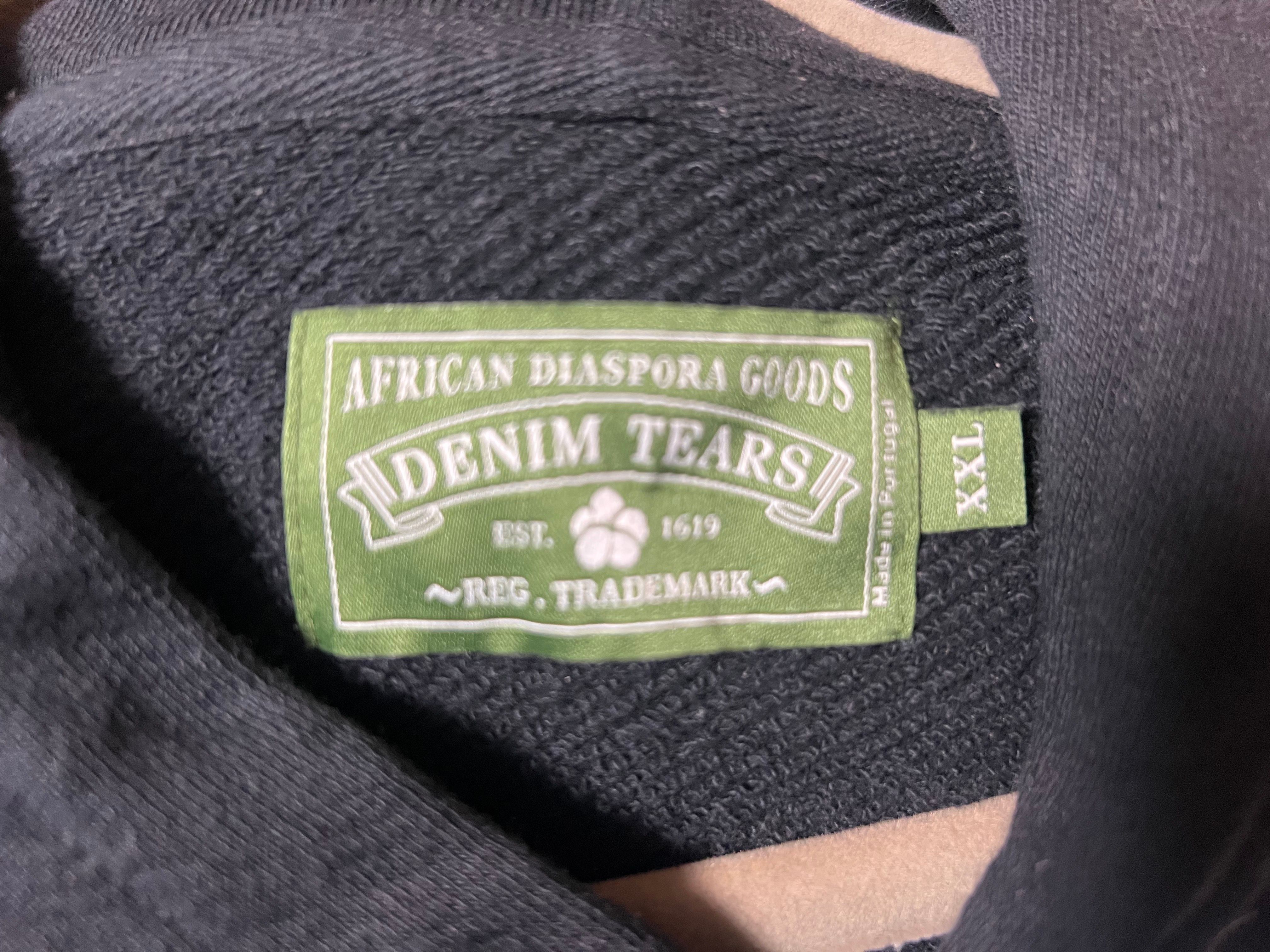 DENIM TEARS The Cotton Wreath Sweatshirt "Black"