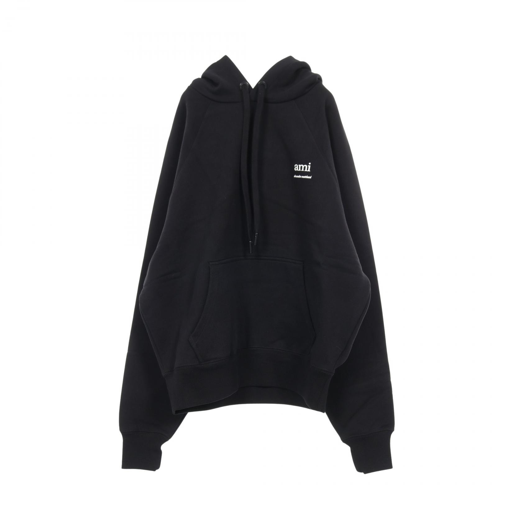 アミ AMI ami paris パーカー 衣料品 トップス コットン メンズ ブラック系 USW224.747002M 【新品】