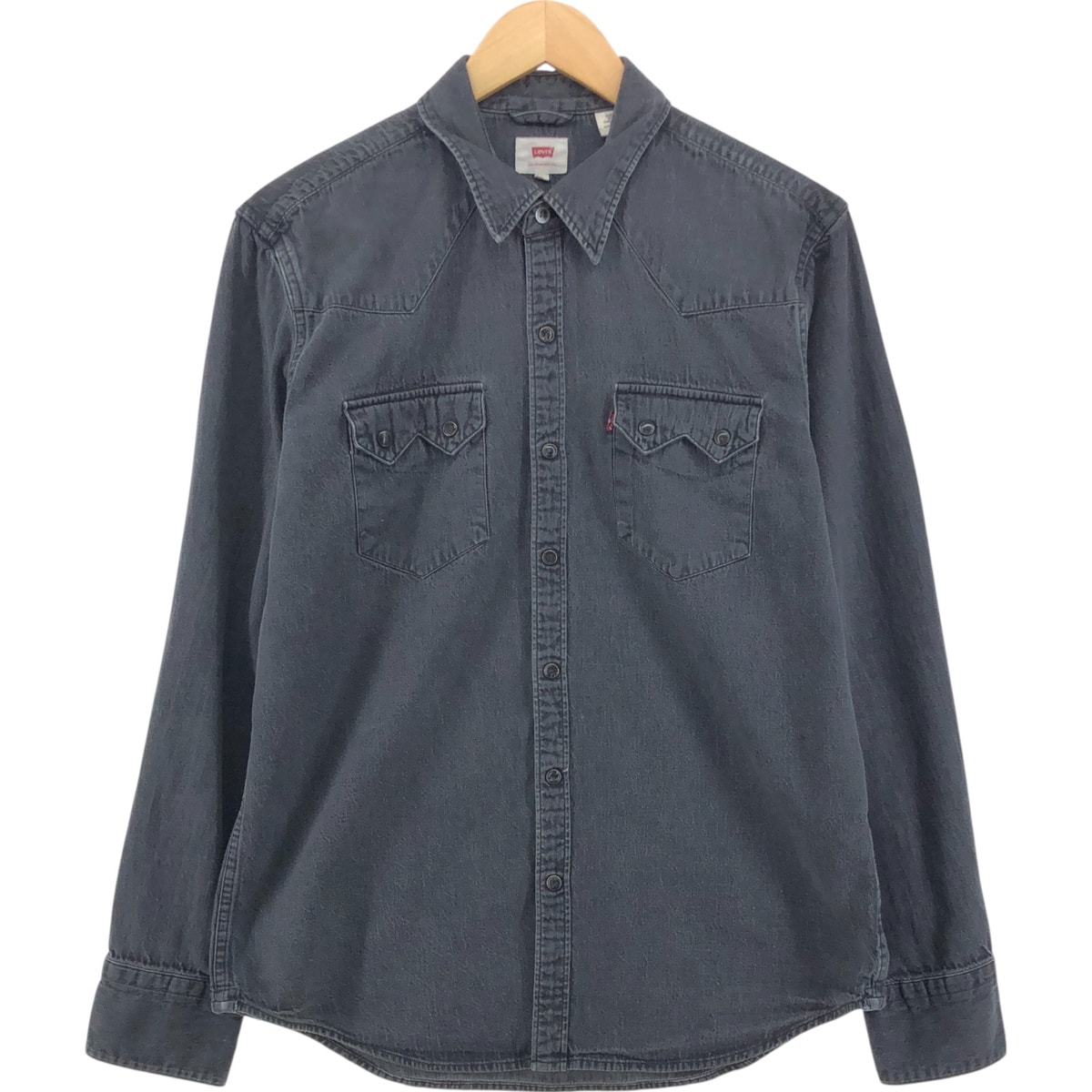 古着 リーバイス Levi's 長袖 デニム ウエスタンシャツ メンズL相当/eaa560804