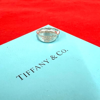 TIFFANY&Co. ティファニー リターントゥ オーバルリング シルバー925 リング・指輪 6.5号 シルバー
97221