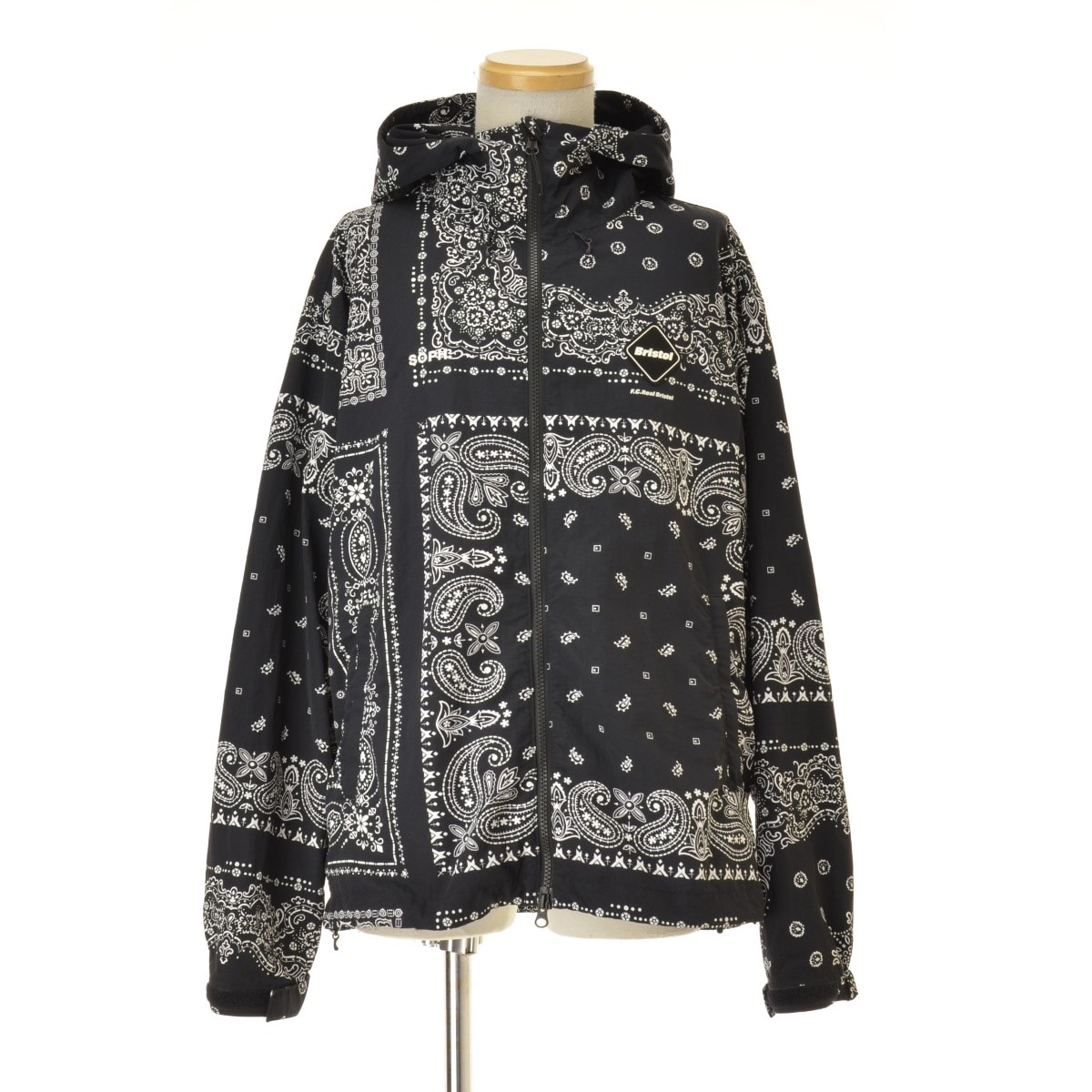 F.C.Real Bristol Bandana Nylon Hooded Blouson "Black"
