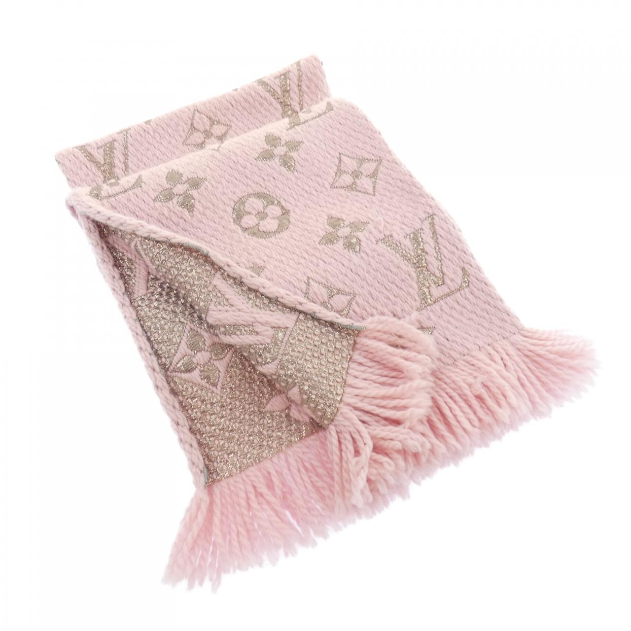 ルイヴィトン LOUIS VUITTON エシャルプ ロゴマニア シャイン M70466 MUFFLER