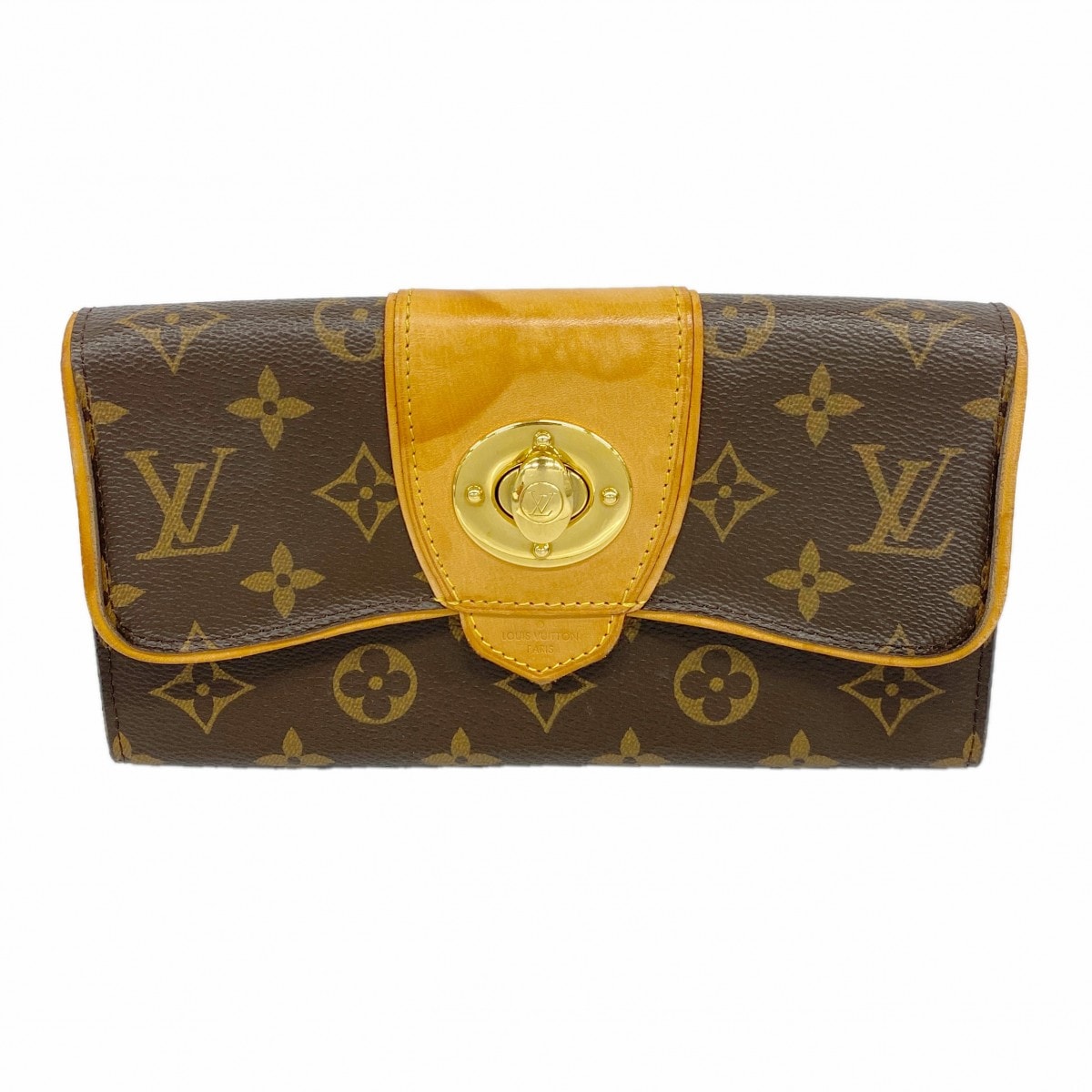 【6dc3334-k】ルイヴィトン 長財布 モノグラム ポルトフォイユボエシ M63220 ブラウン【中古】メンズ レディース ユニセックス