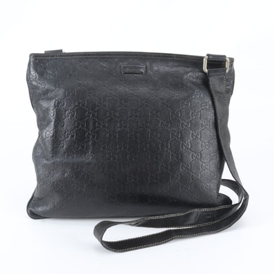 ■美品 グッチ グッチシマ 201446 ショルダーバッグ レザー