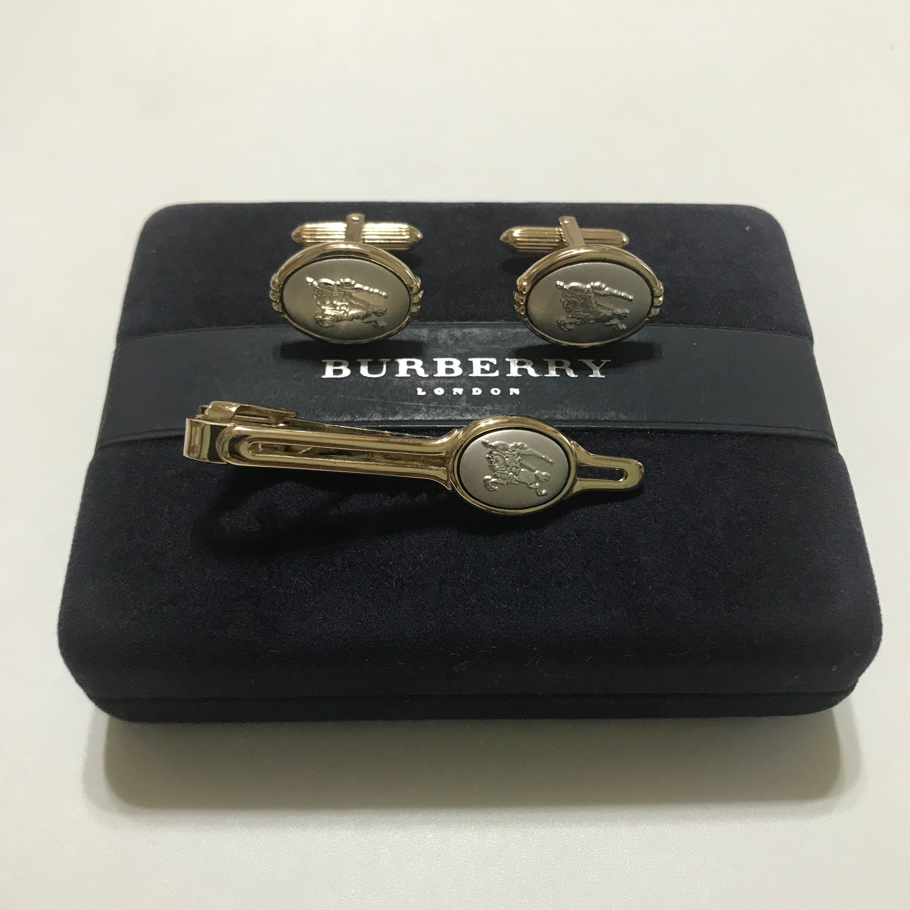 バーバリー タイピン カフス セット BURBERRY