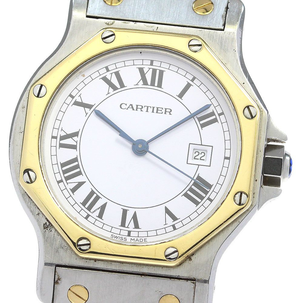 カルティエ サントスオクタゴンLM 81037288 ボーイズ 【中古】