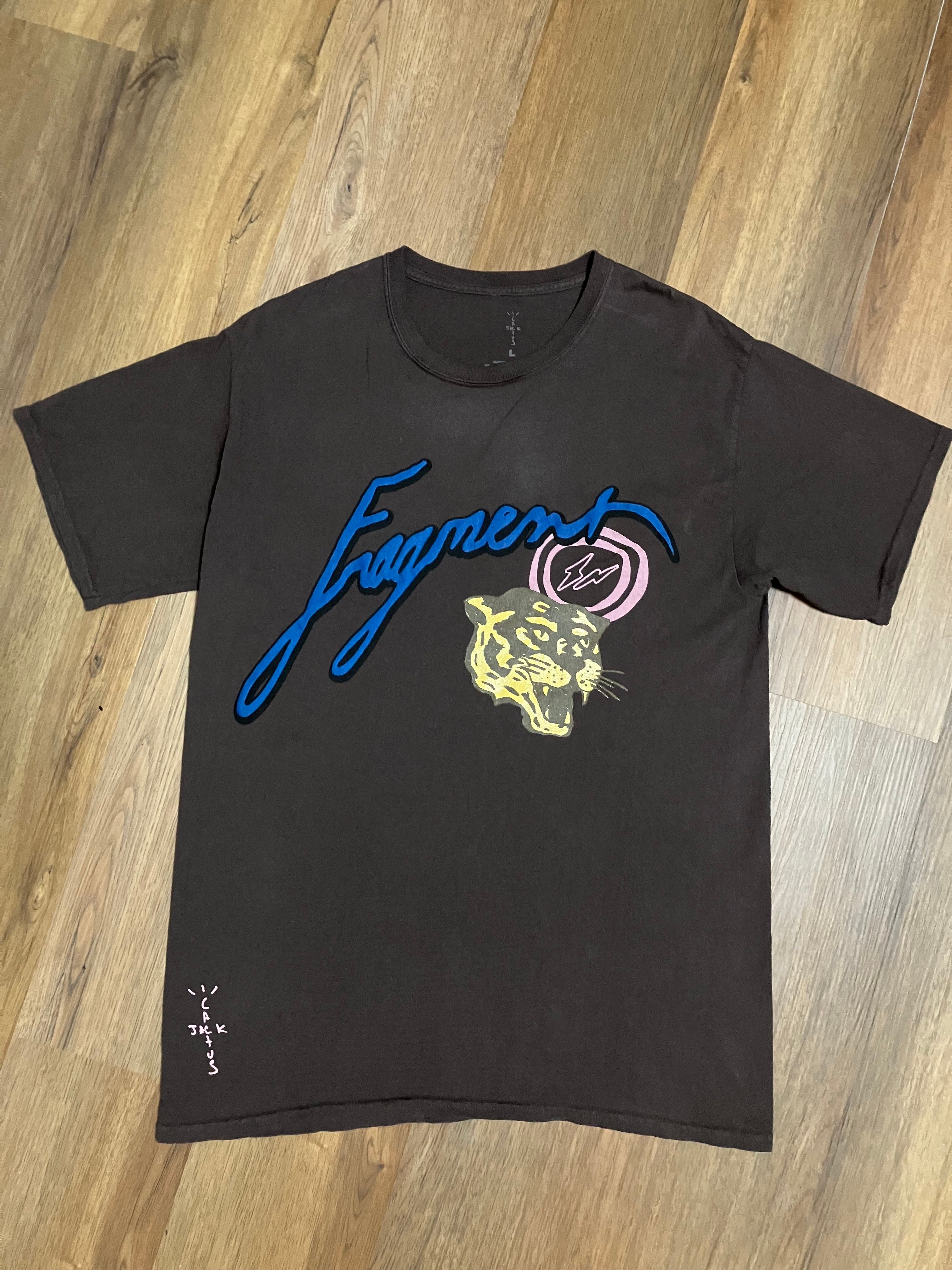 Travis Scott Cactus Jack For Fragment Icons Tee "Brown"