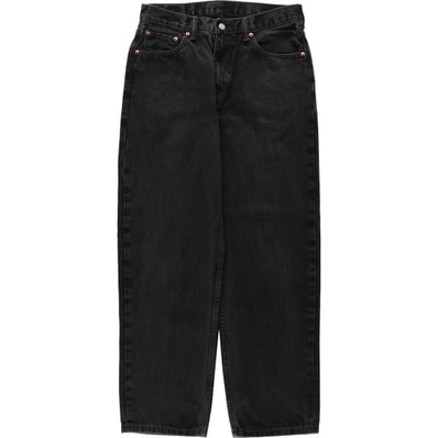 古着 リーバイス Levi's 550 ブラックデニム テーパードデニムパンツ メンズw33相当 ヴィンテージ/eaa633888