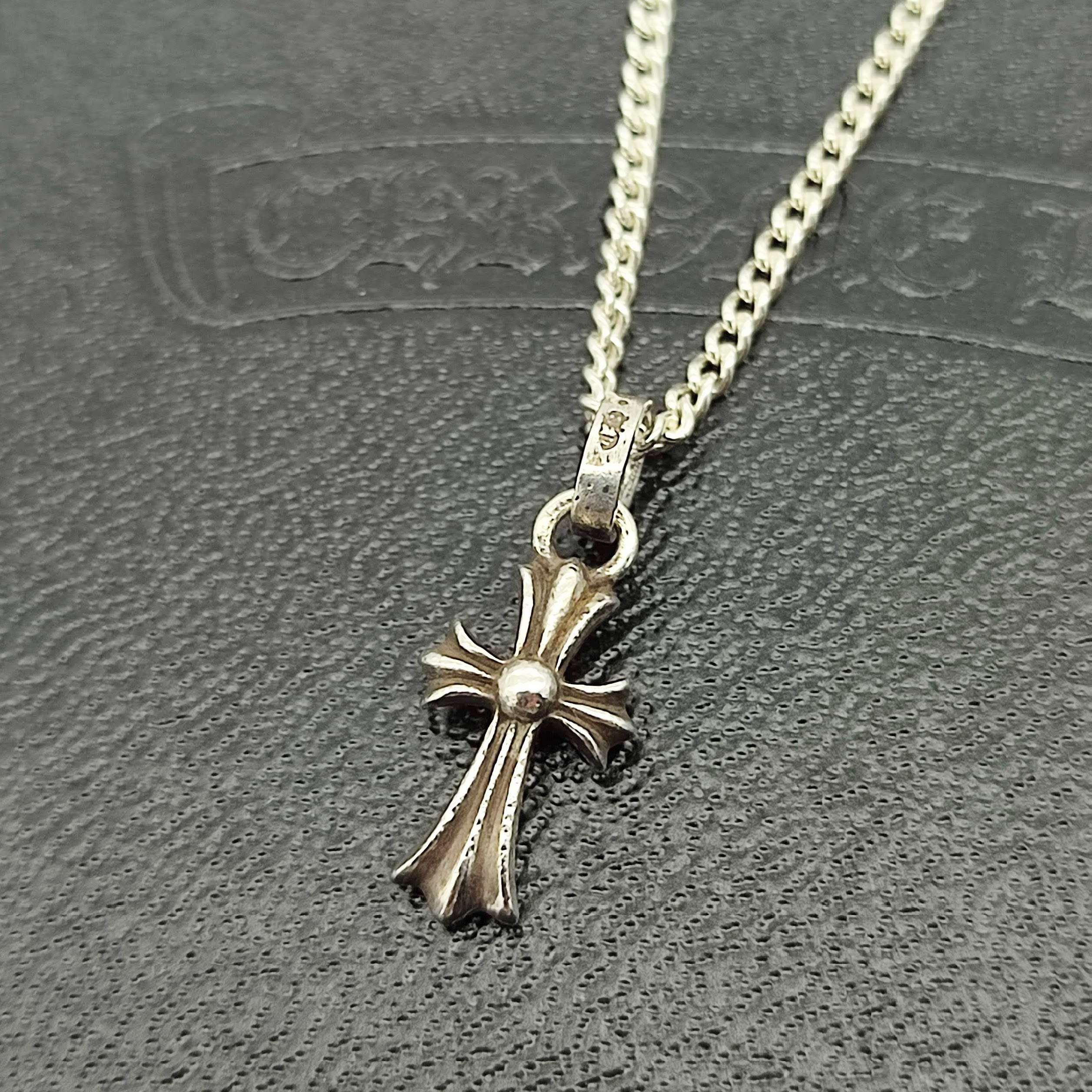 Chrome Hearts CH Cross Baby Fat Charm "Silver"