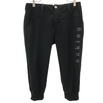 OAKLEY オークリー クロップドパンツ L ブラック ゴルフ