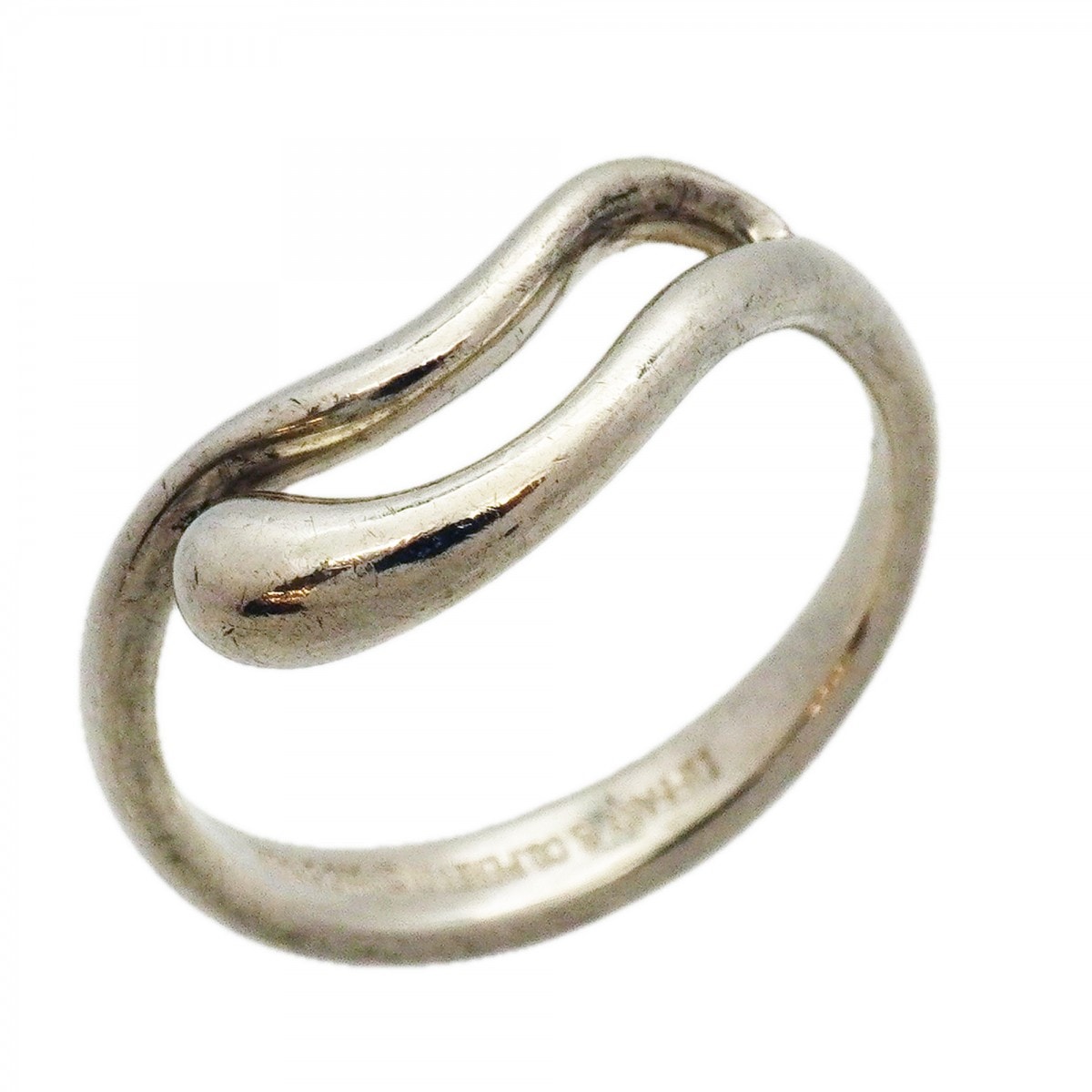 【6jcb0611-k】ティファニー リング ティアドロップ シルバー925 12号【中古】レディース