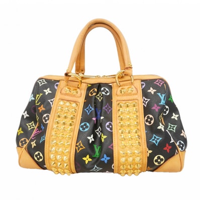 ★SALE【6db1146-k】ルイヴィトン ハンドバッグ モノグラム・マルチカラー コートニーMM M45642 ノワール【中古】レディース