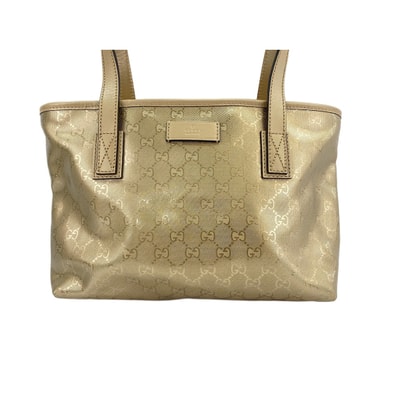 グッチ GUCCI PVC インプリメ ハンドバッグ【中古】