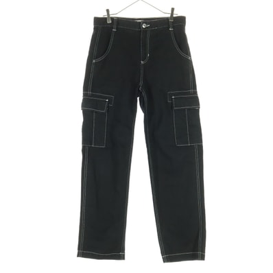 ZARA ザラ カーゴパンツ 38 ブラック